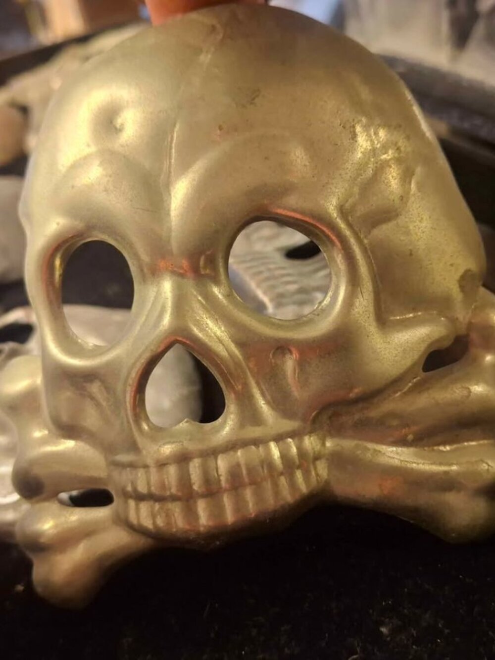 PRE WWI TOTENKOPF DEATHS HEAD SKULL MACKENSEN HUSSAR LIEBSTANDARTE